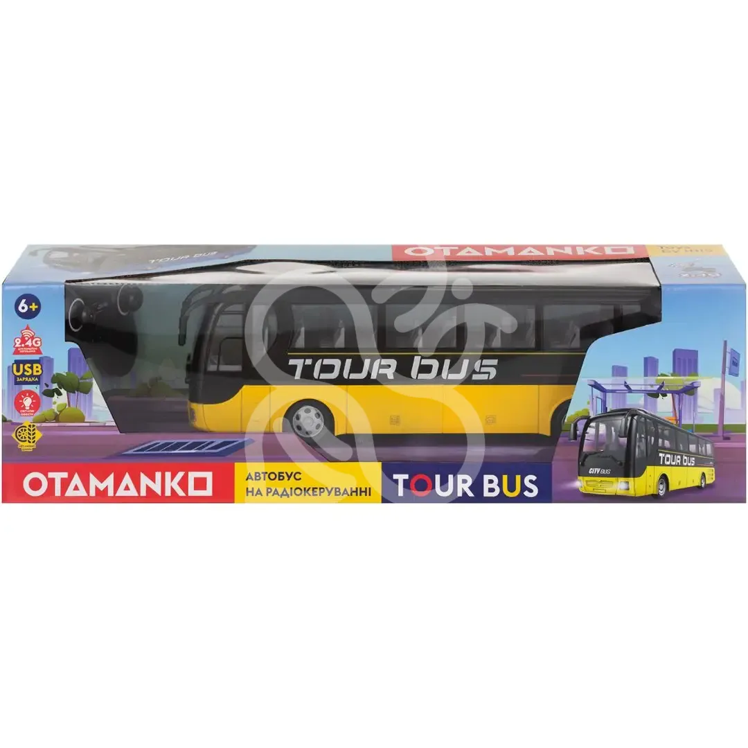 Машинка OTAMANKO Автобус на радіокеруванні TOUR BUS Жовтий