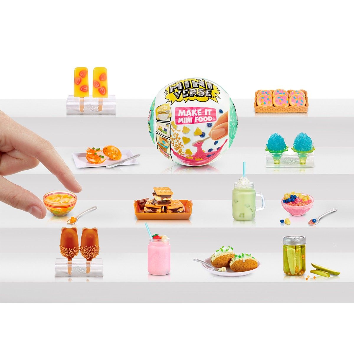 Ігровий набір MINIVERSE серії "Mini Food 3" - СТВОРИ КАФЕ (в асорт., в дисплеї)