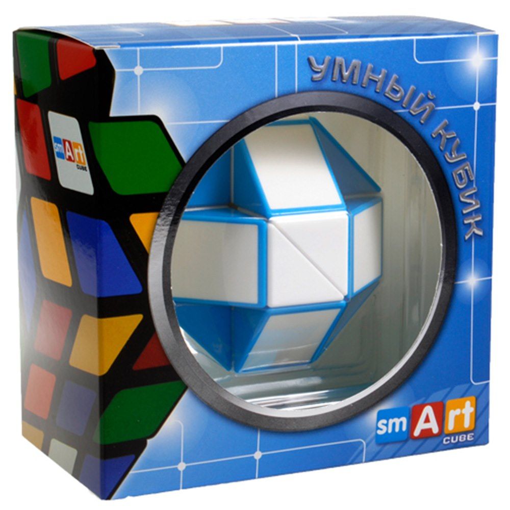 Головоломка Smart Cube Змійка біло-блакитна (SCT401)
