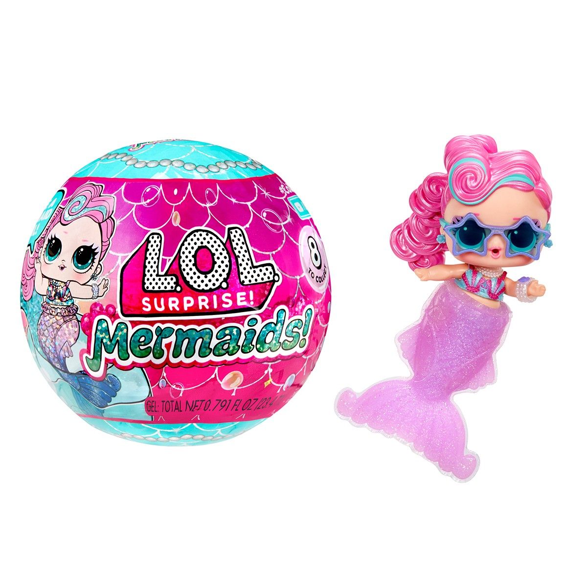 Ігровий набір з лялькою L.O.L. SURPRISE! серії "Mermaids!" – ЧАРІВНІ РУСАЛОНЬКИ (в асорт., у диспл.)