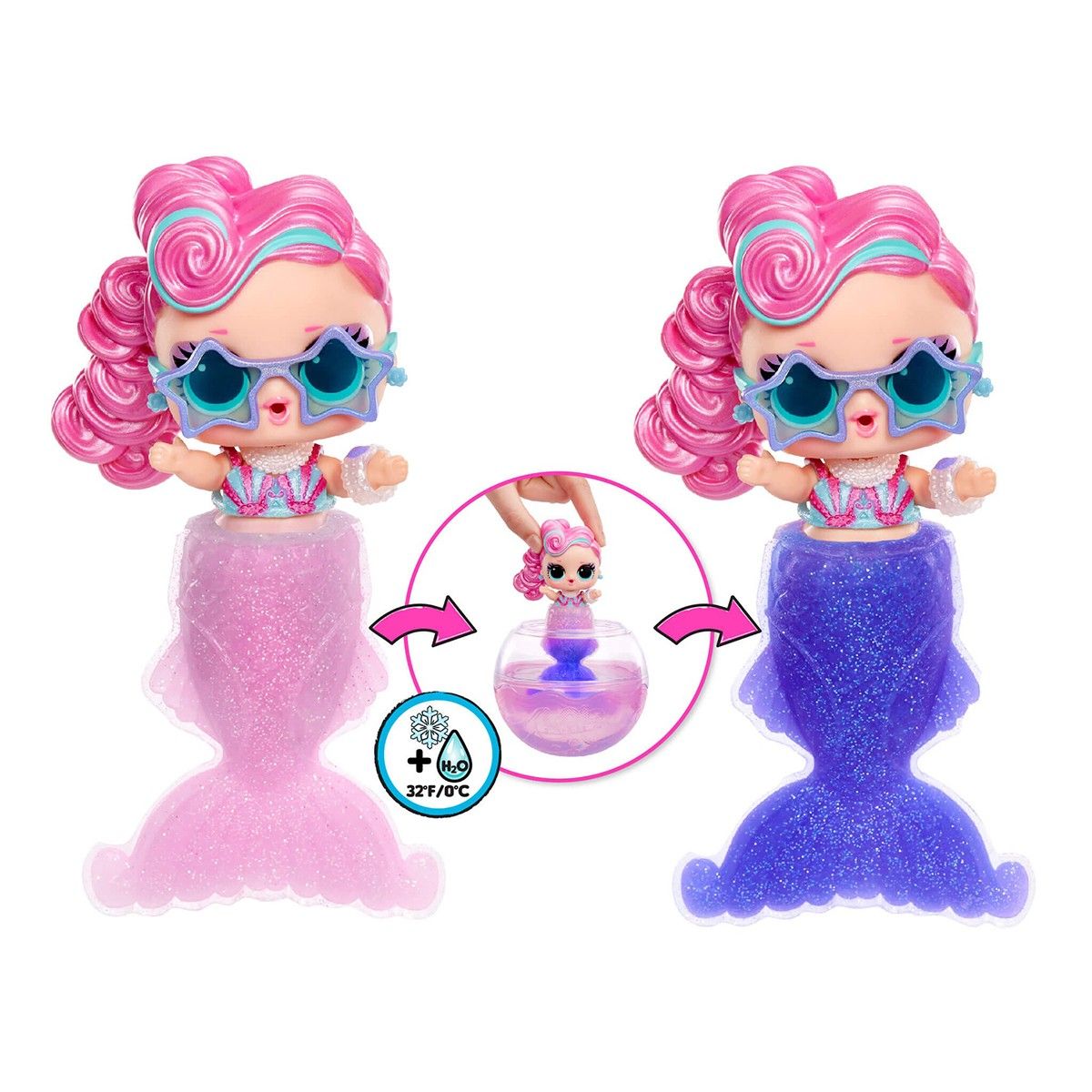 Ігровий набір з лялькою L.O.L. SURPRISE! серії "Mermaids!" – ЧАРІВНІ РУСАЛОНЬКИ (в асорт., у диспл.)