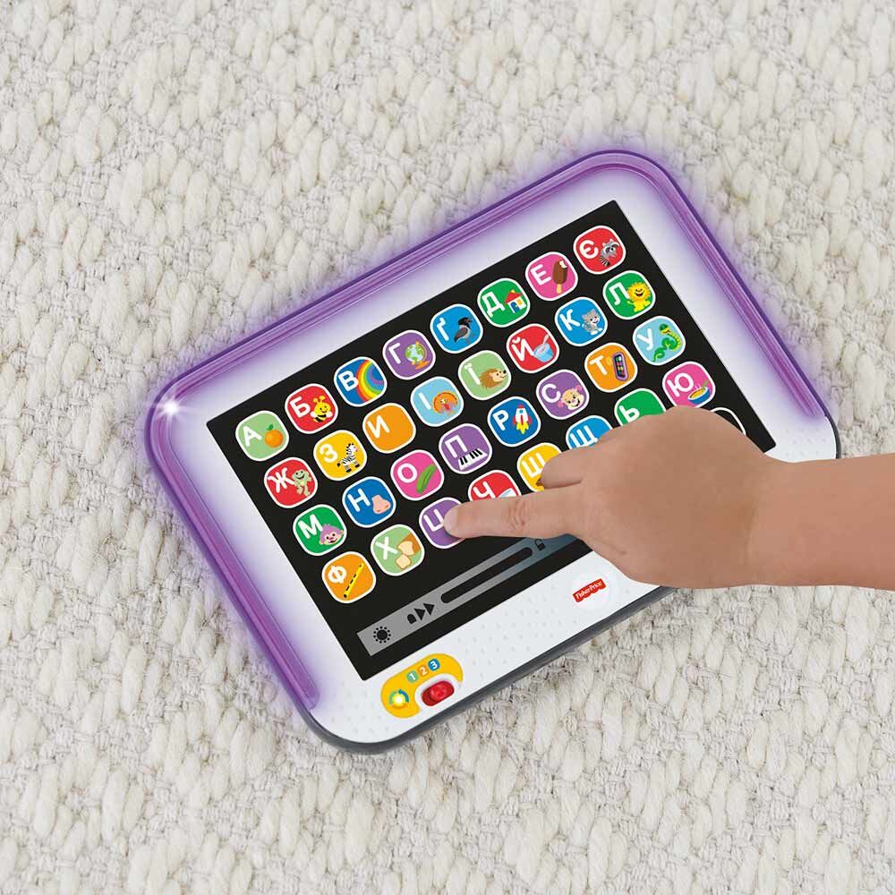 Інтерактивна іграшка Fisher-Price Smart stages Розумний планшет українською (FBR86)