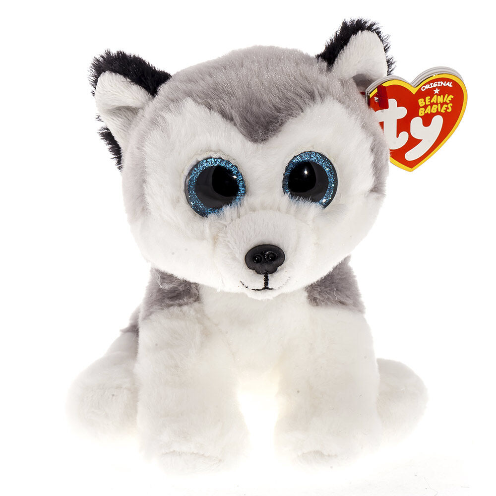 М′яка іграшка TY Beanie Babies Хаскі Баф 15 см (42183)