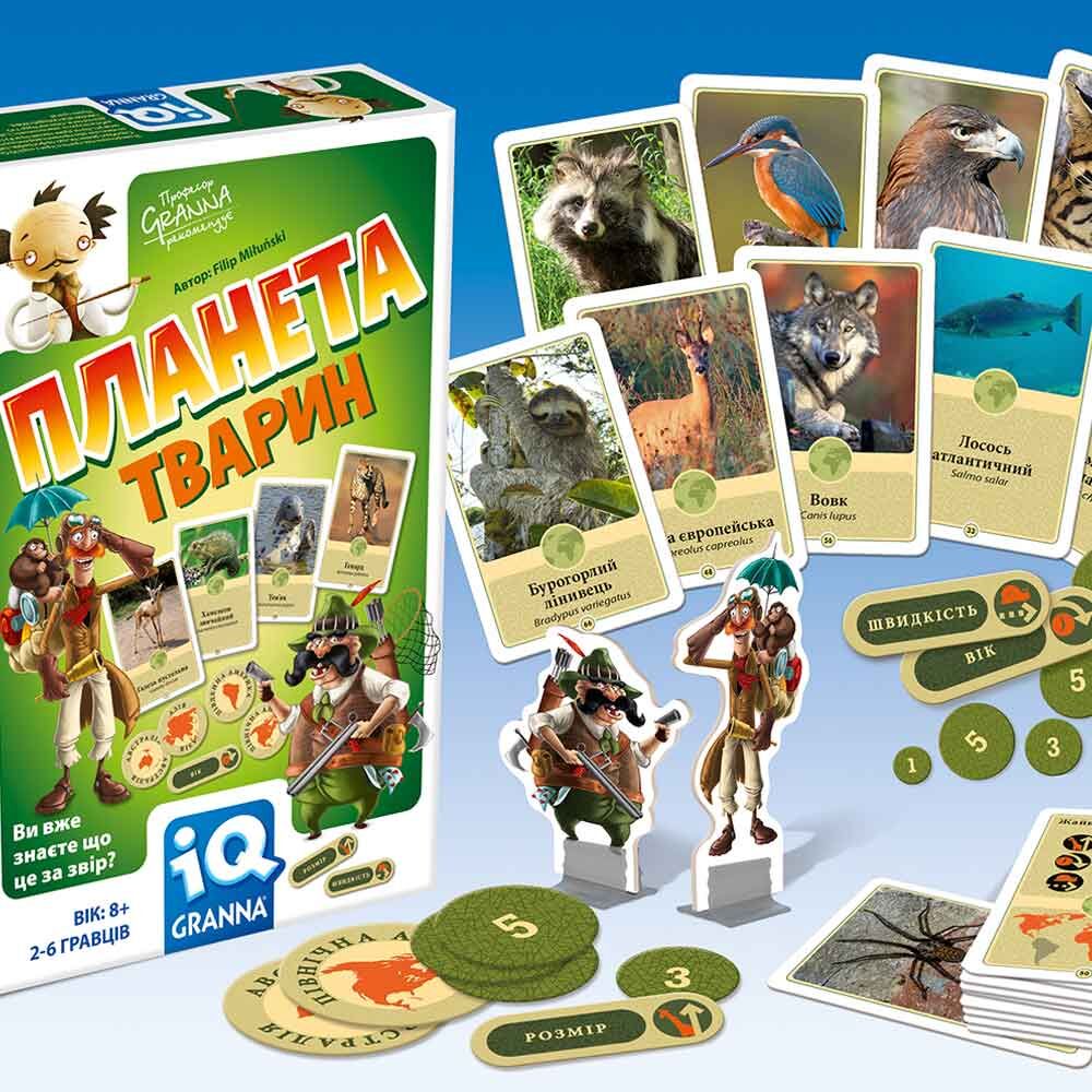 Настільна гра Планета тварин Granna (82777)