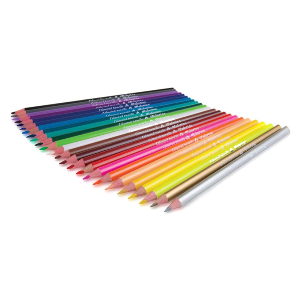 Олівці кольорові трикутні Colorino 18 кольорів (57431PTR)