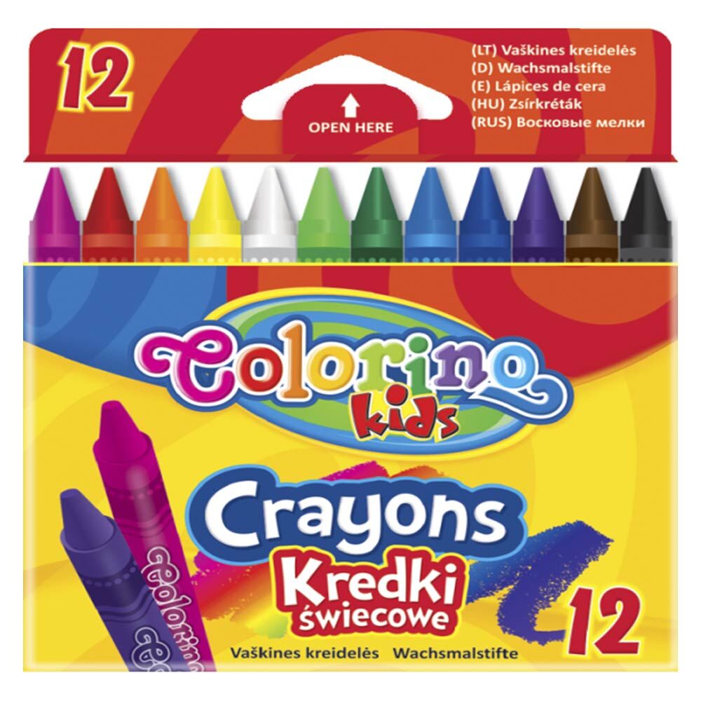 Воскові олівці Colorino 12 кольорів (13314PTR/1)