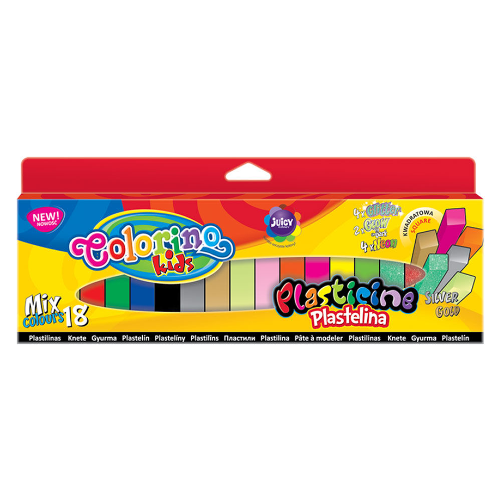 Пластилін Colorino 18 кольорів (57424PTR)