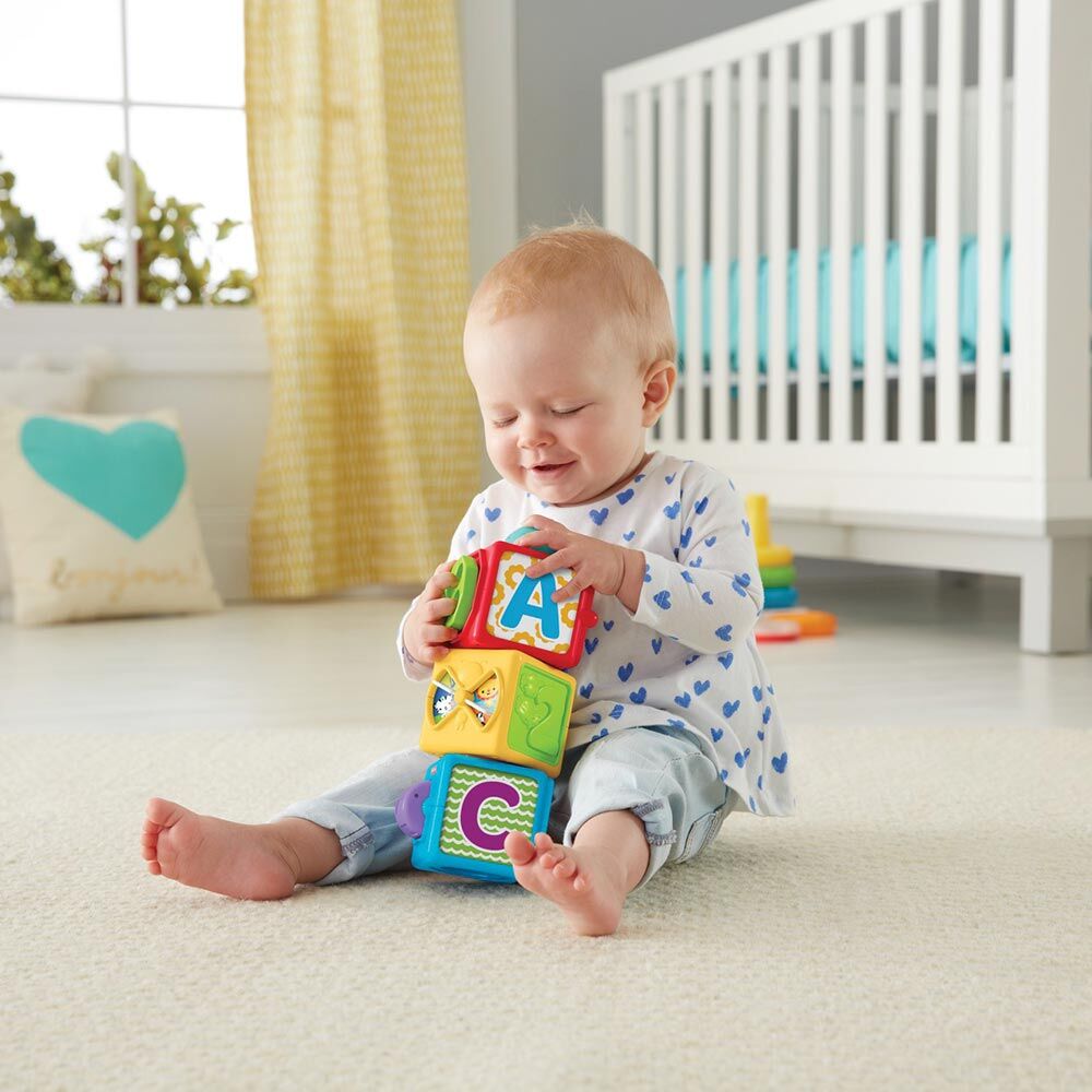 Ігровий набір Fisher-Price Кубики що рухаються яскраві (DHW15)