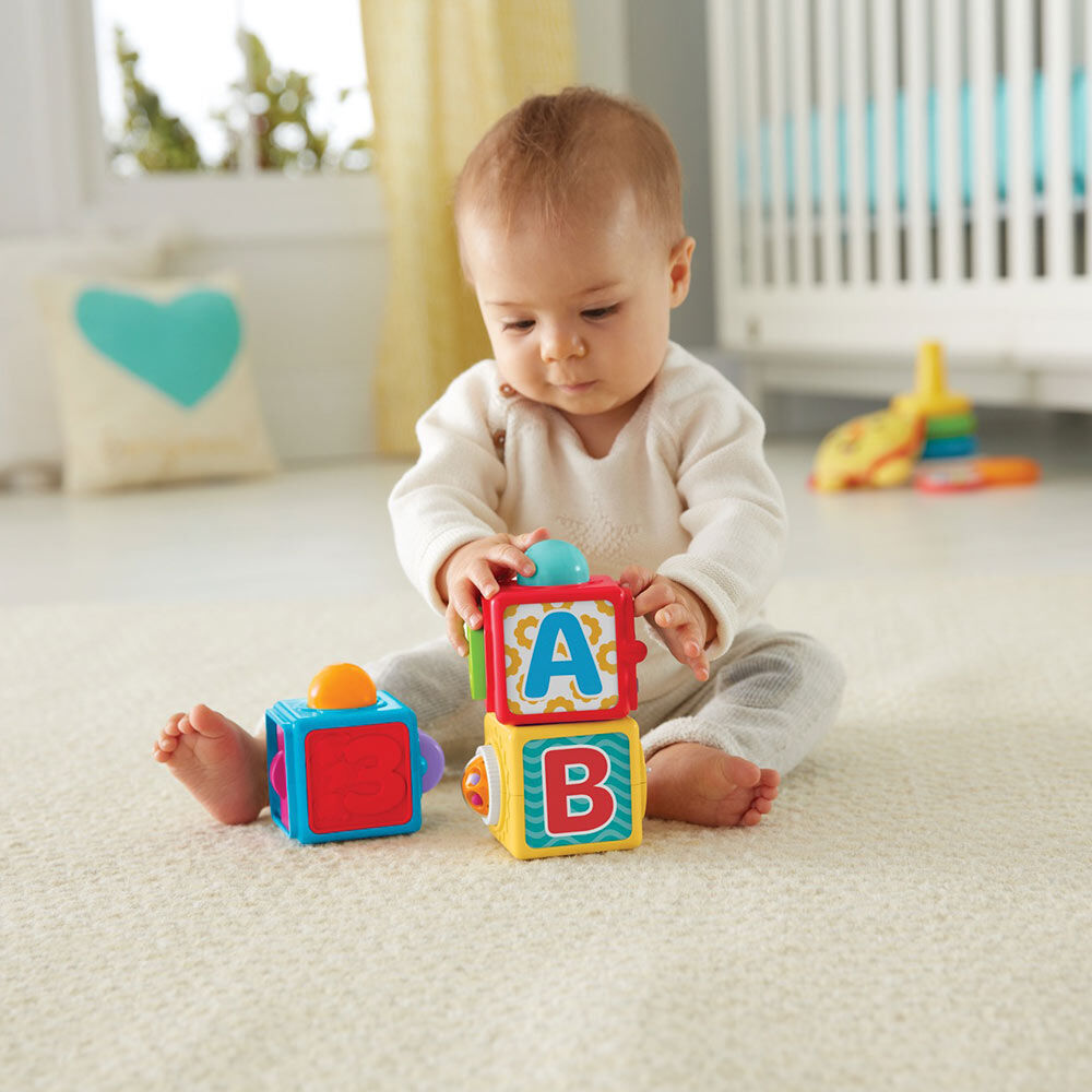 Ігровий набір Fisher-Price Кубики що рухаються яскраві (DHW15)