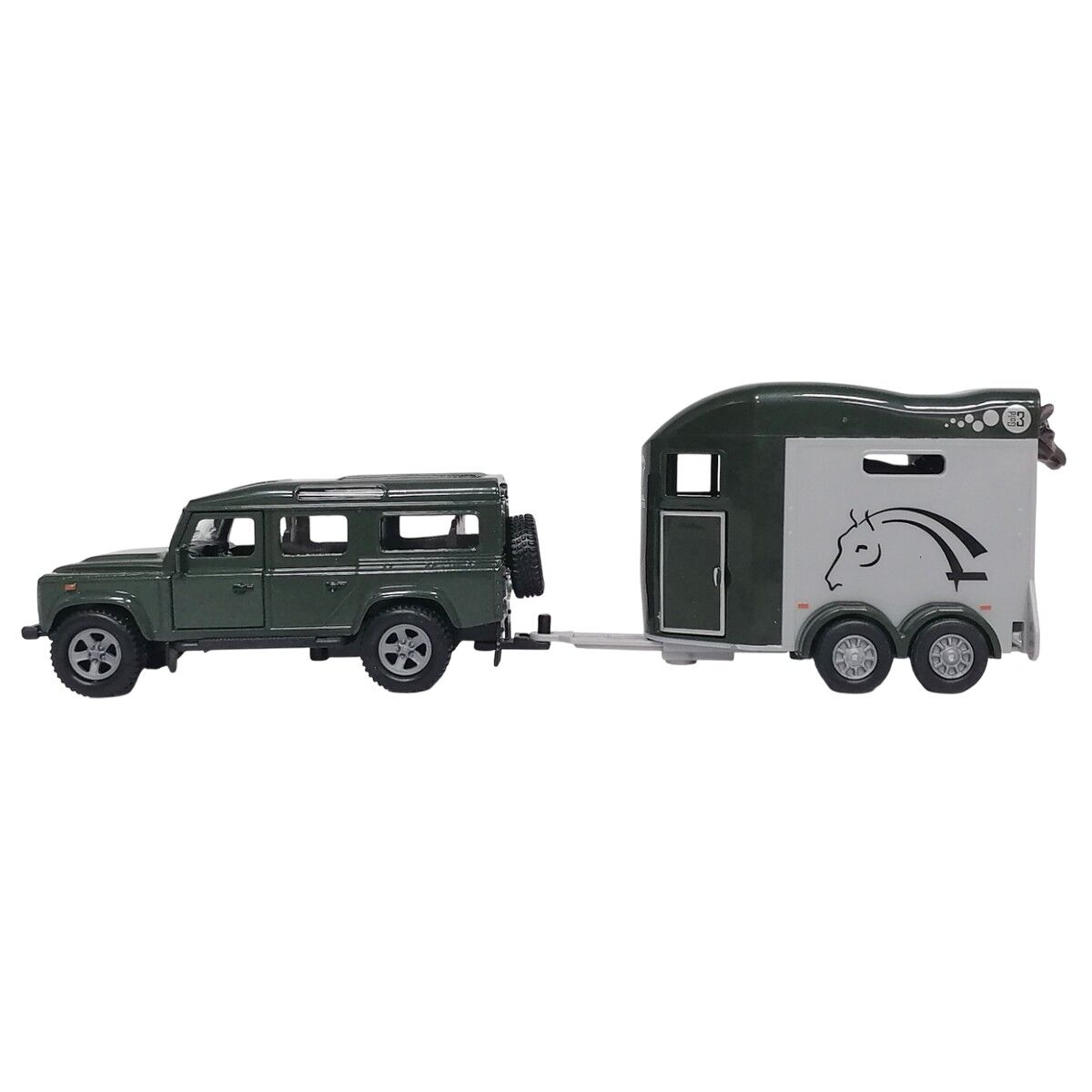 Ігровий набір - LAND ROVER (з причіпом і фігурками коней)