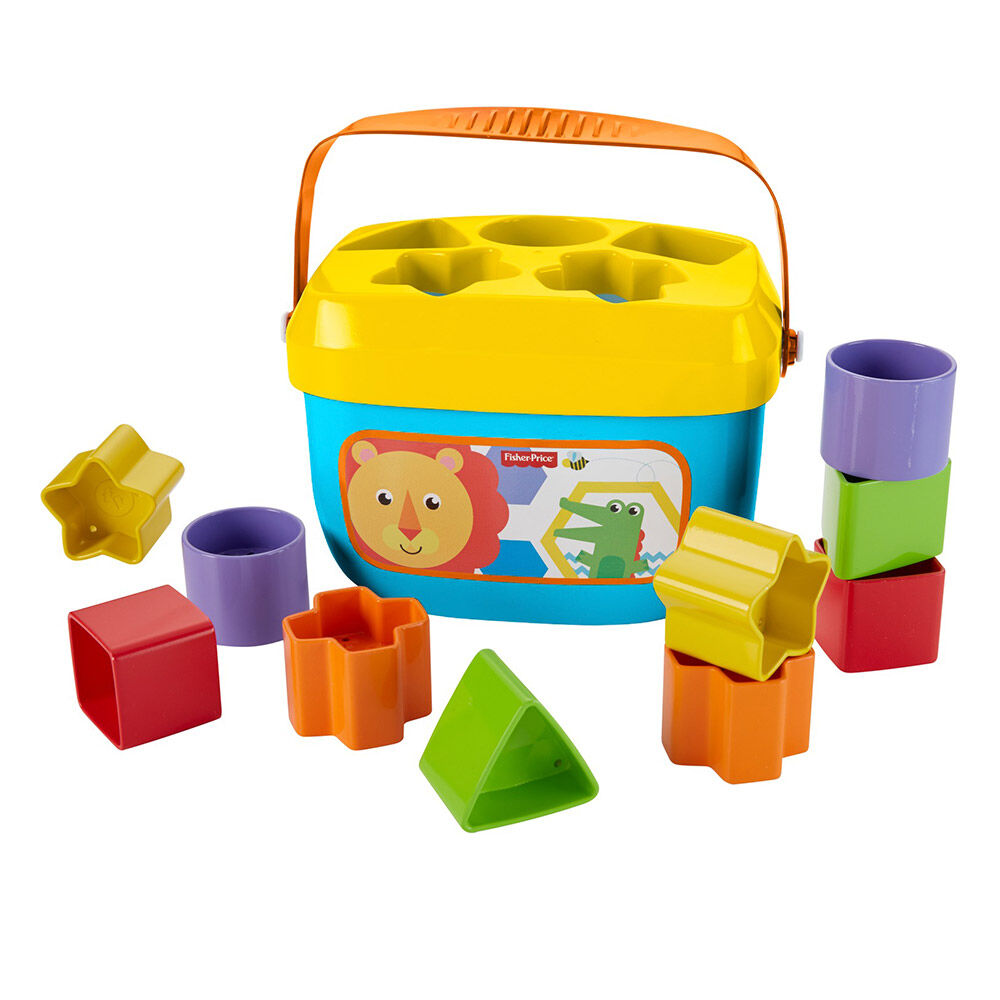 Сортер Fisher-Price Відерце із кубиками Яскраве (FFC84)