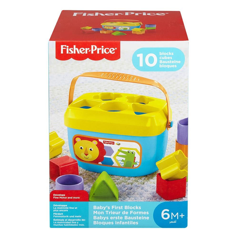 Сортер Fisher-Price Відерце із кубиками Яскраве (FFC84)