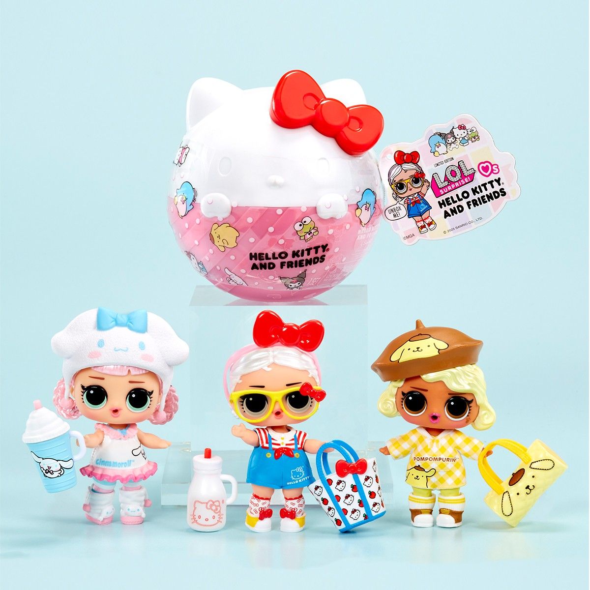 Ігровий набір з лялькою L.O.L.SURPRISE! серії "Loves Hello Kitty" – HELLO KITTY ТА ДРУЗІ (в асорт.)