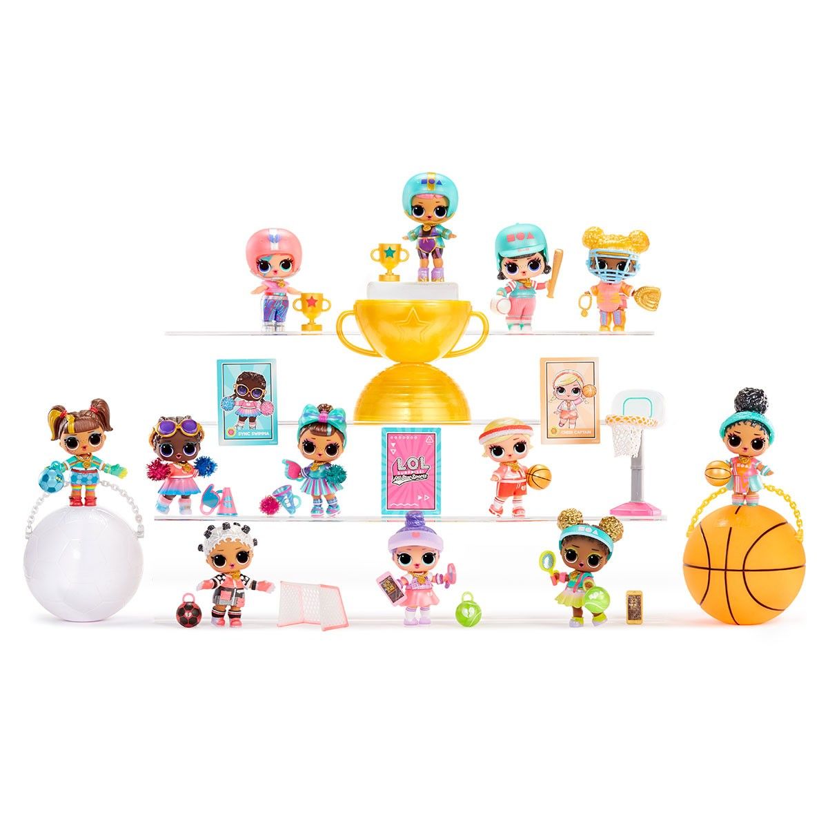 Ігровий набір з лялькою L.O.L. SURPRISE! серія "All Star Sports" – ЗІРОЧКИ СПОРТУ (в ас., у диспл.)