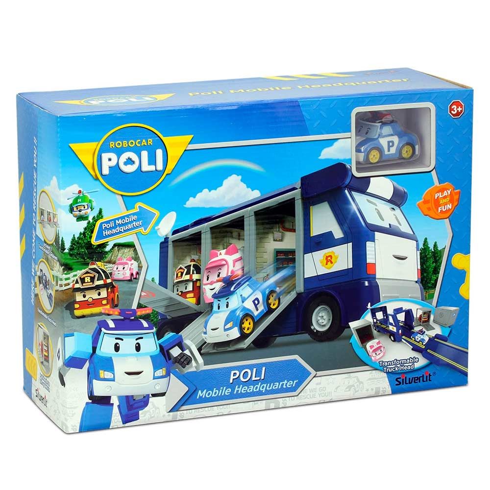 Мобільна штаб-квартира з контейнерами Robocar Poli  (83377)
