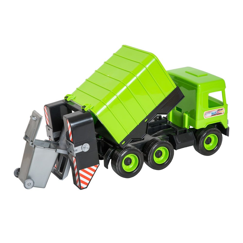 Сміттєвоз Tigres Middle truck зелений в коробці (39484)