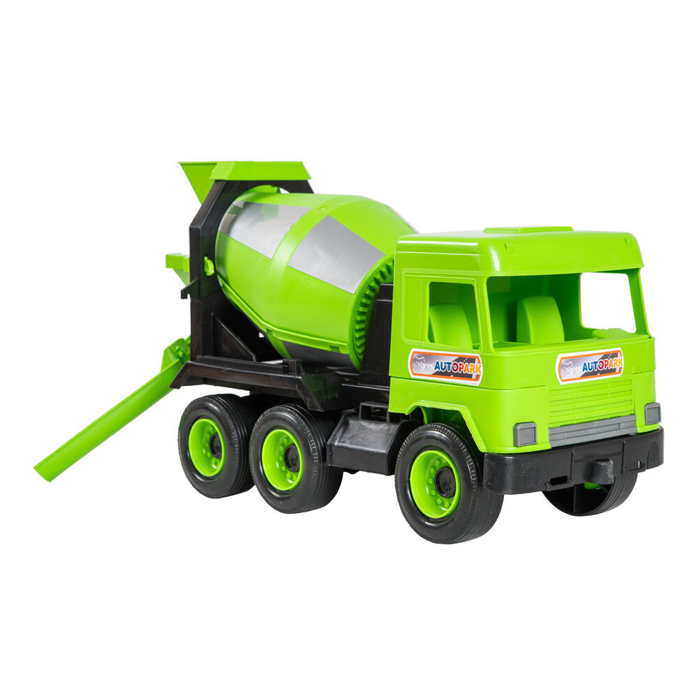 Машинка Tigres Middle truck Бетонозмішувач зелений в коробці (39485)