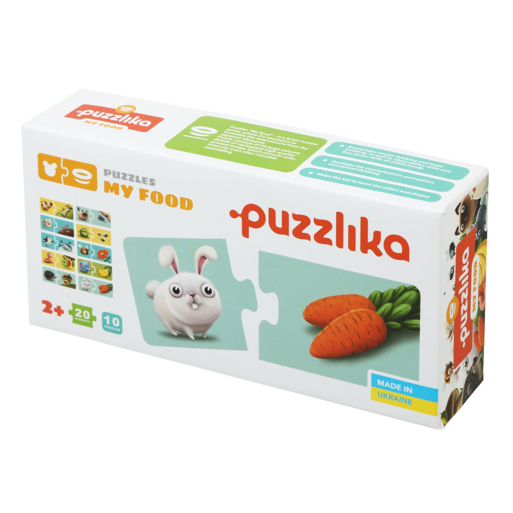 Гра-пазл для розвитку Puzzlika Моя їжа (12992)