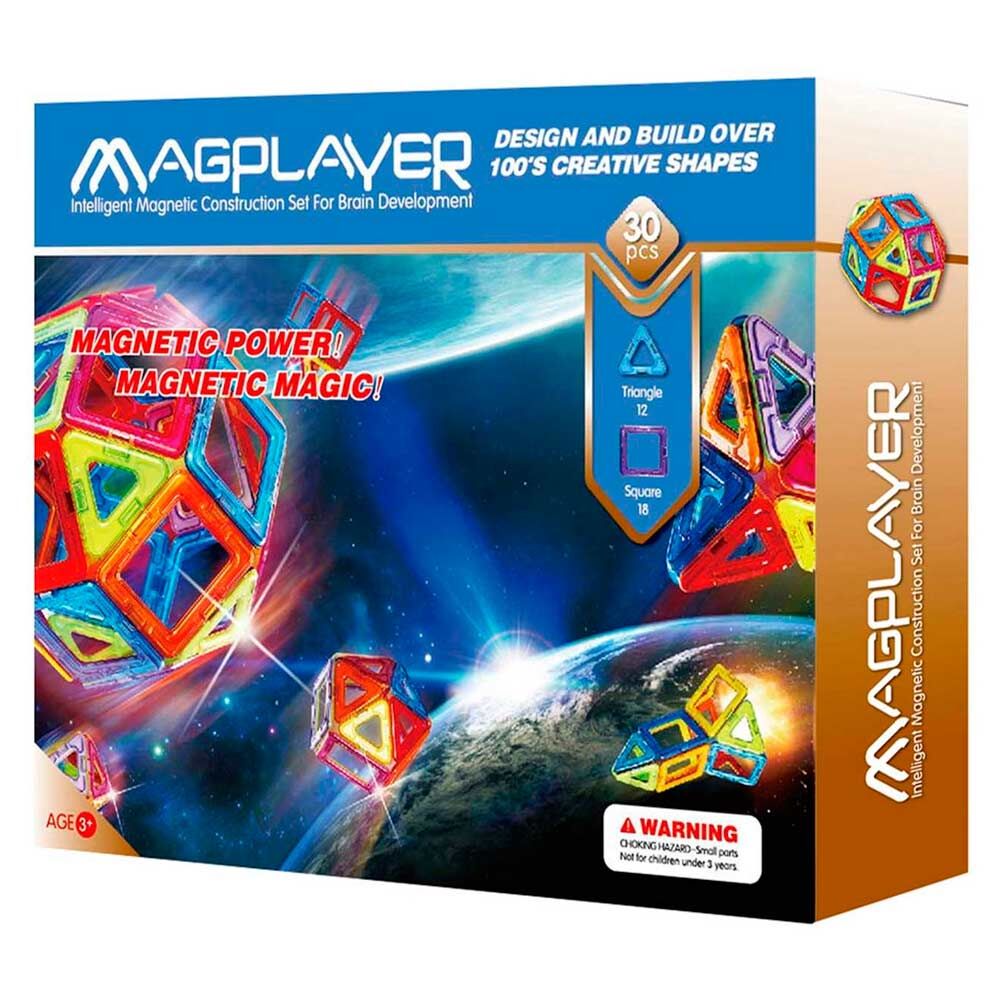 Конструктор Magplayer Магнітний набір 30 елементів (MPB-30)