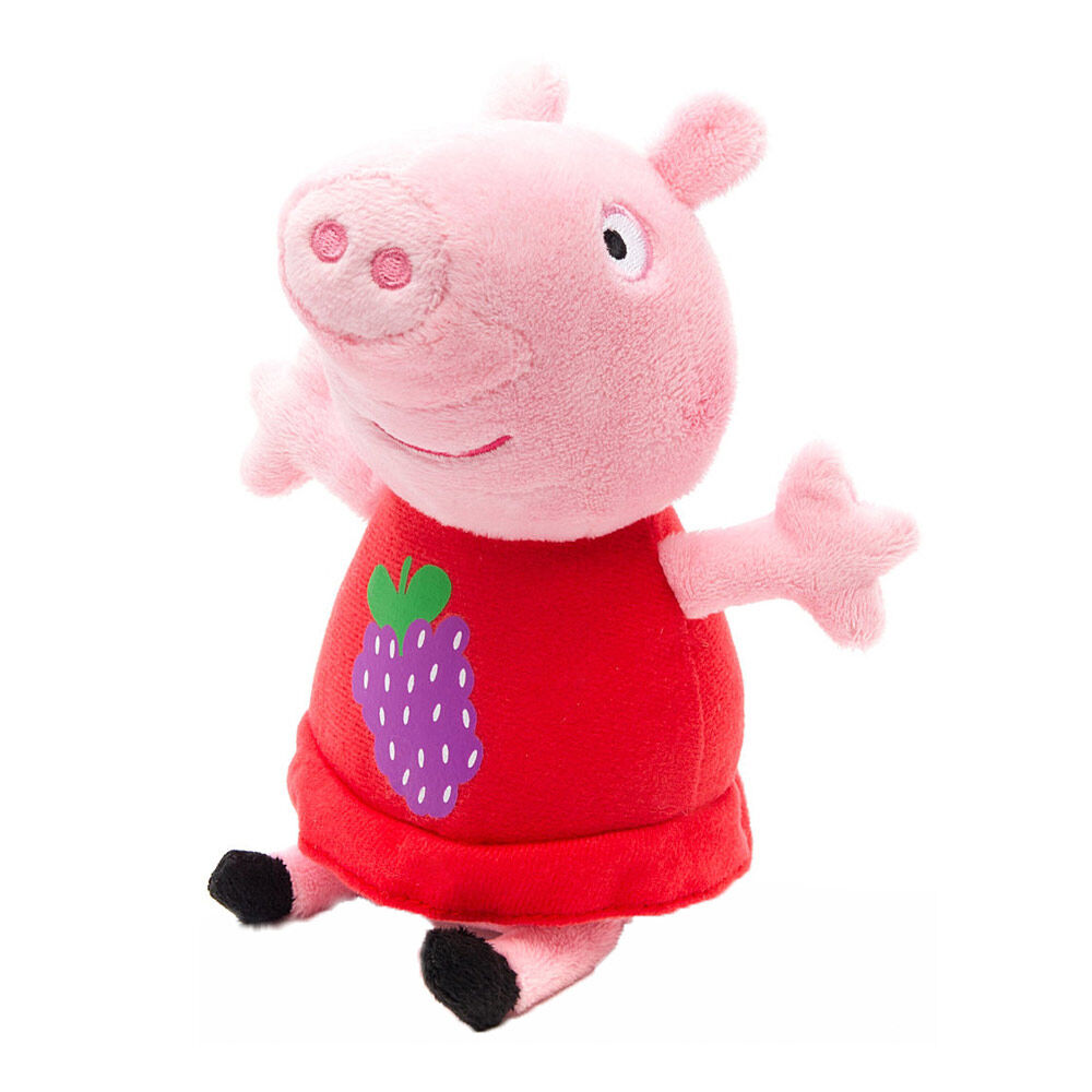 М'яка іграшка Peppa Pig Пеппа з наклеєним виноградом 20 см (29621)