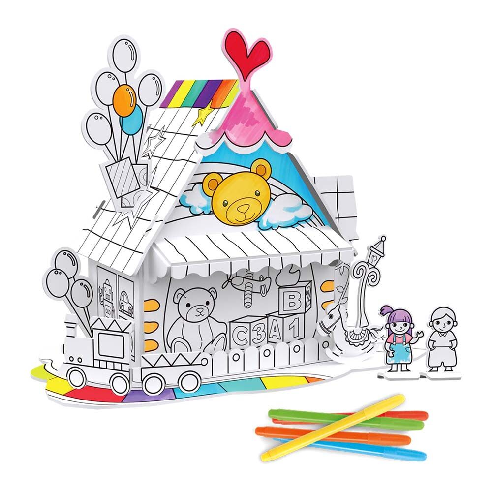 3D конструктор Cubic Fun Іграшковий будинок (P693h)