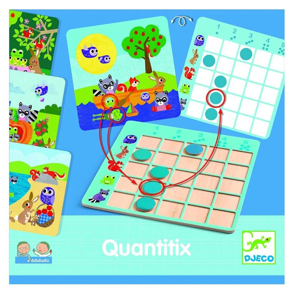 Настільна гра DJECO Eduludo Quantitix (DJ08358)