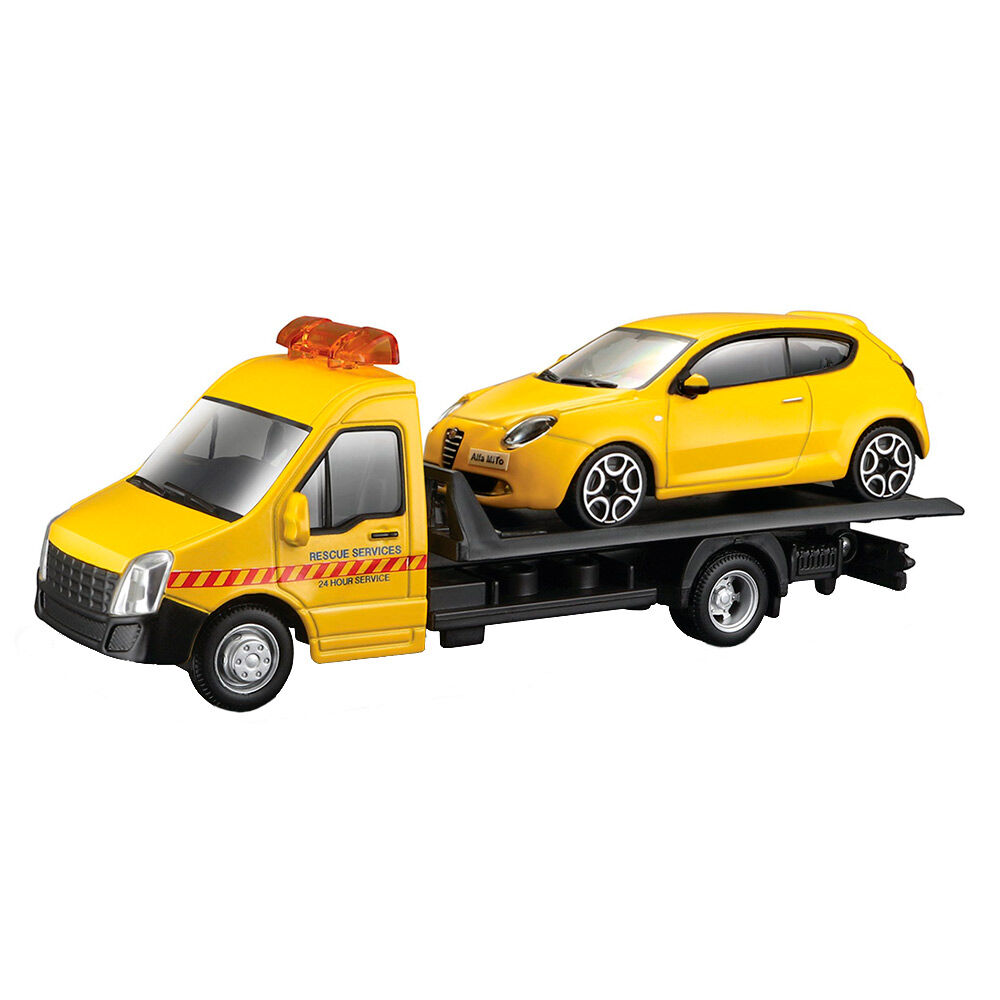 Ігровий набір Bburago Автоперевізник з Alfa Romeo Mito (18-31406)