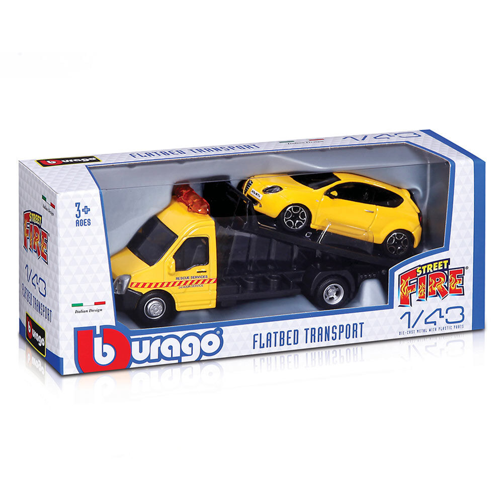 Ігровий набір Bburago Автоперевізник з Alfa Romeo Mito (18-31406)