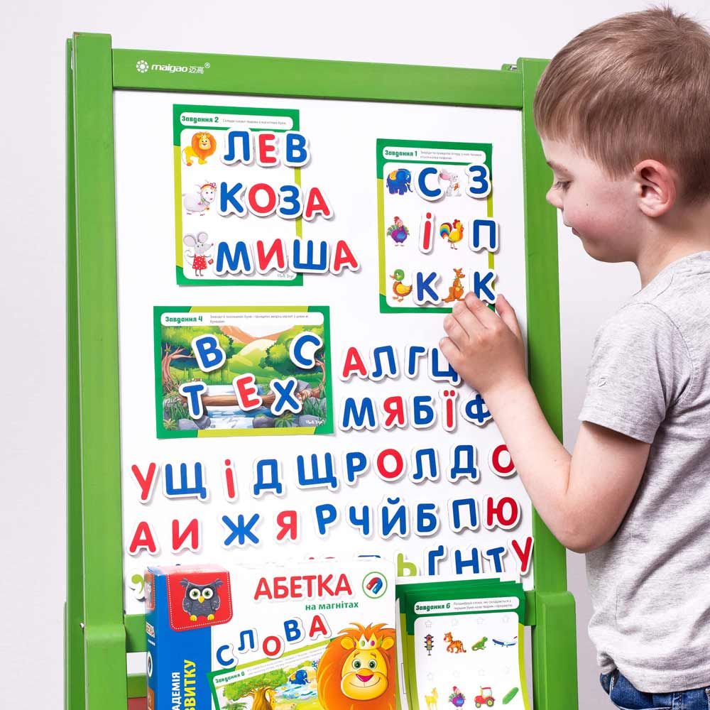 Гра для розвитку Vladi Toys Абетка на магнітах українська (VT5411-03)