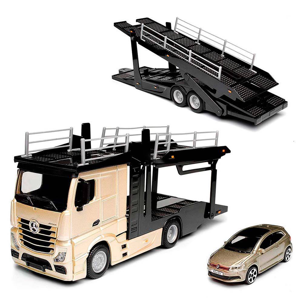 Автотранспортер Mercedes-Benz Actros BBURAGO VW POLO GTI MARK 5 (18-31458)