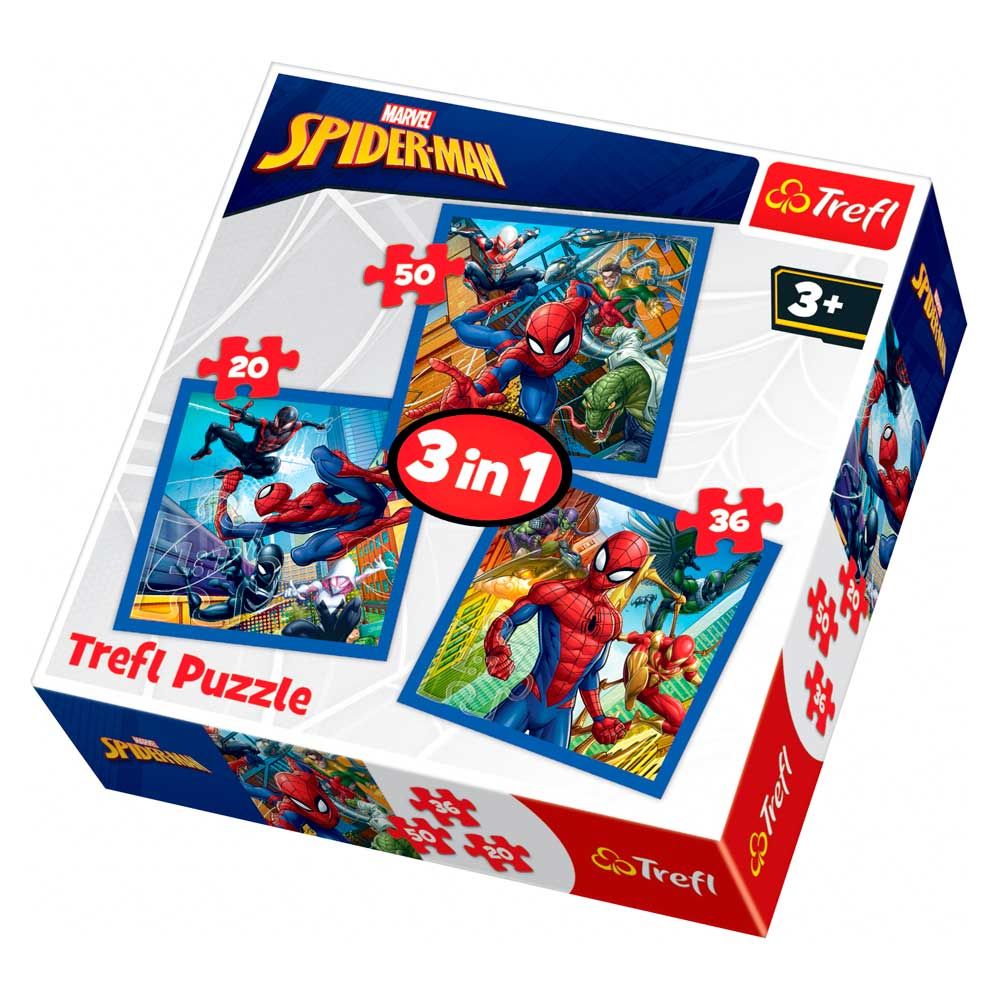 Пазли Trefl Сила Людини-павука 3 в 1 (34841)