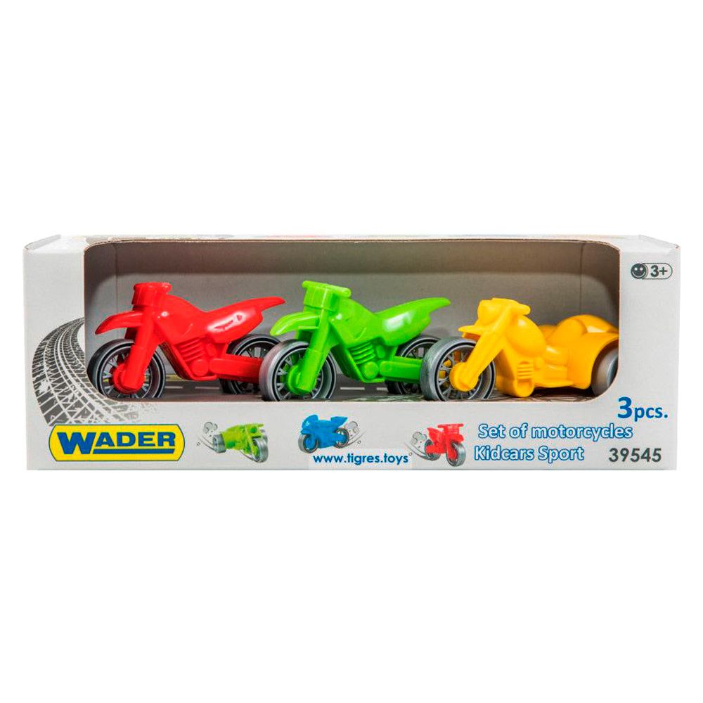 Ігровий набір  Wader Kid Cars Sport Мотоцикли (39545)
