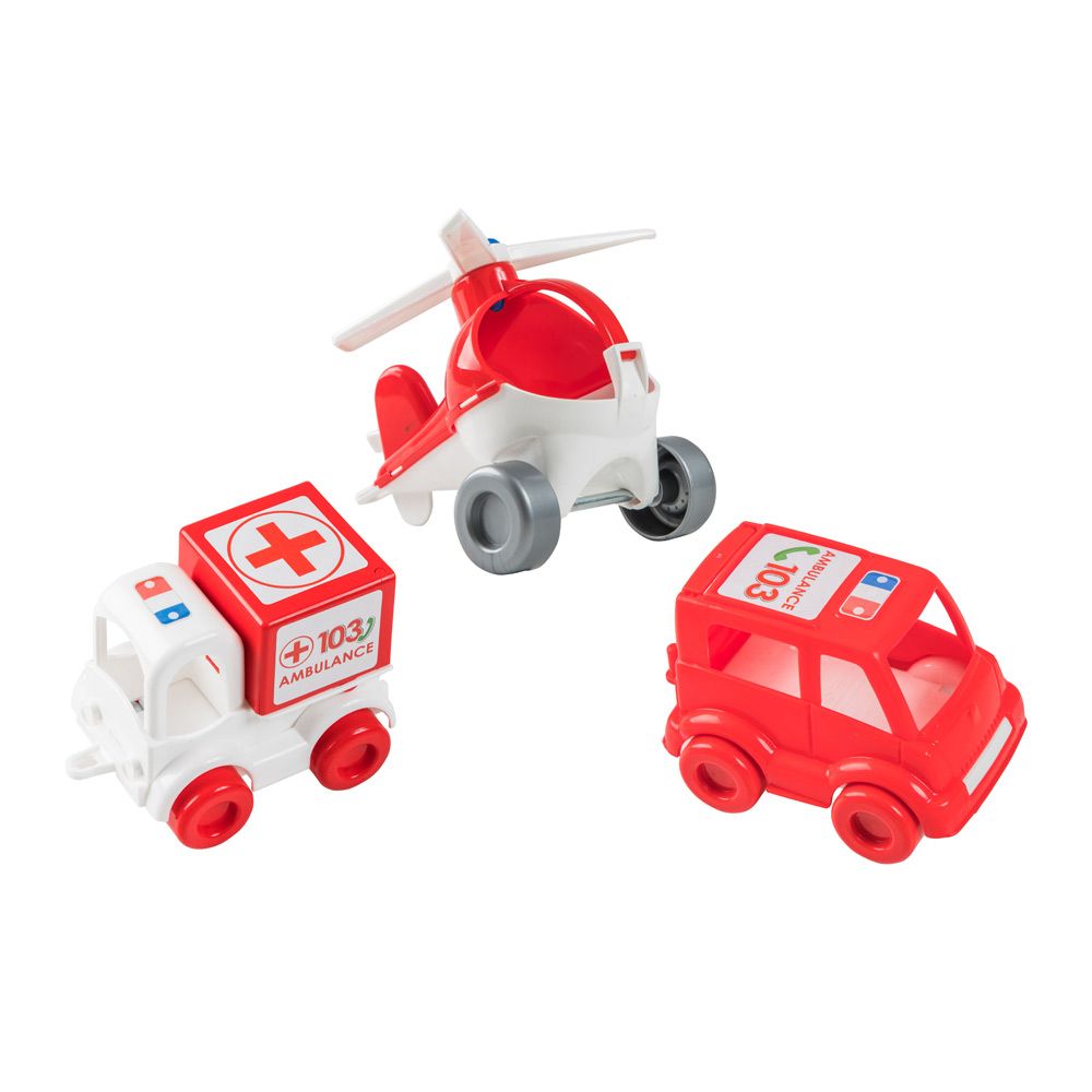 Ігровий набір Tigres Kid Cars Швидка допомога (39549)