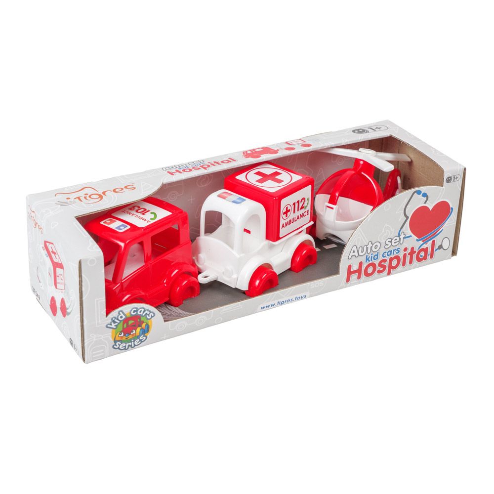Ігровий набір Tigres Kid Cars Швидка допомога (39549)