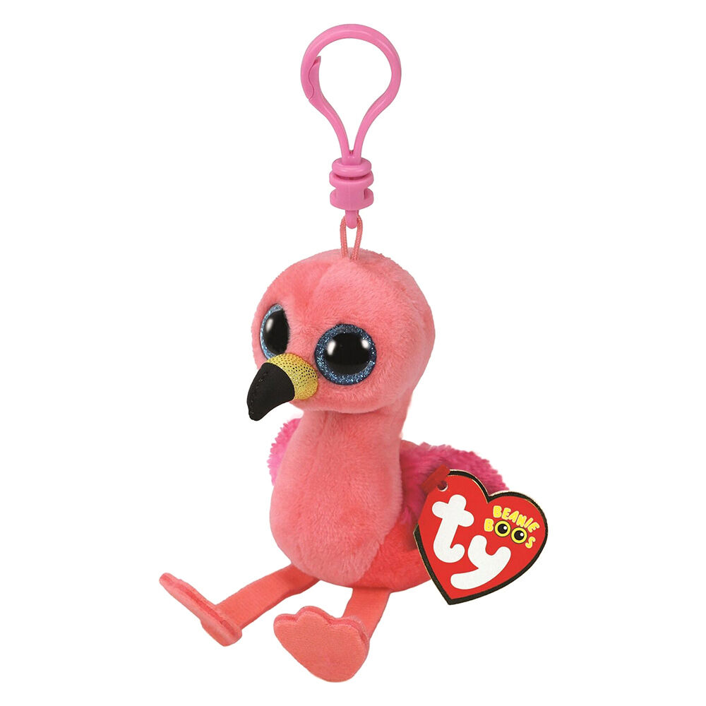 М'яка іграшка-брелок TY Beanie Boo's Рожевий фламінго Гільда 12 см (35210)