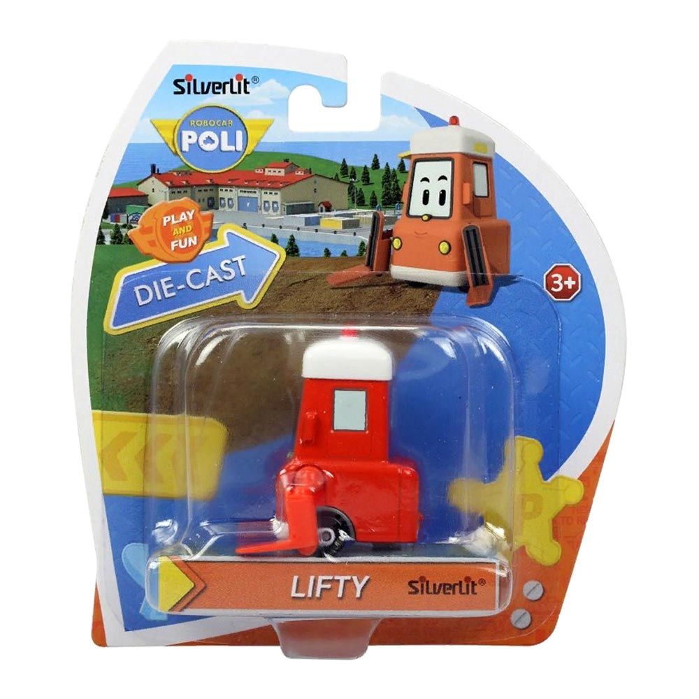 Машинка Robocar Poli Ліфті металева (83406)