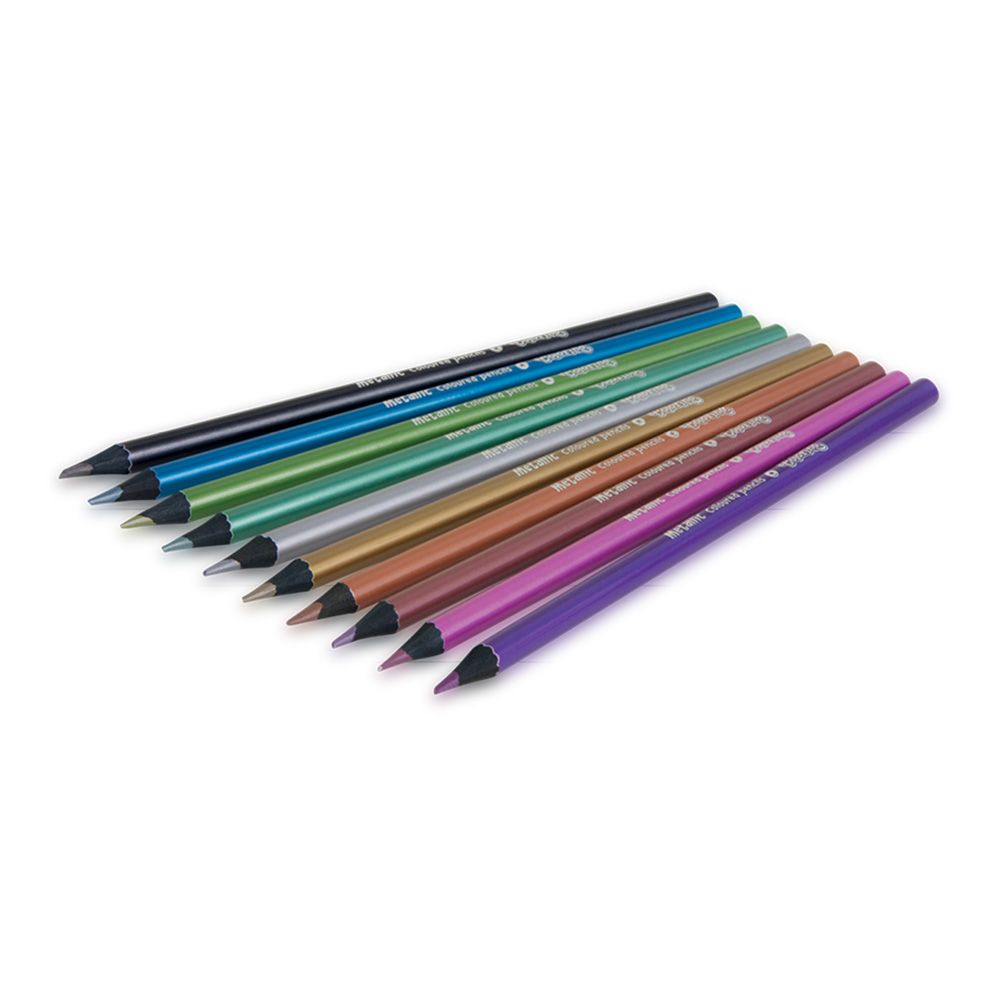 Олівці Colorino Металік 10 кольорів круглі (34678PTR)