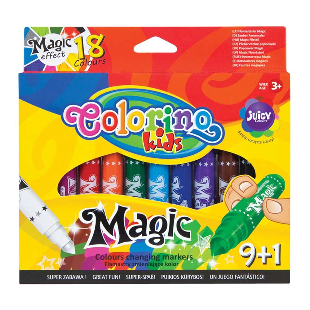Фломастери Colorino Магічні 10 кольорів (34630PTR)