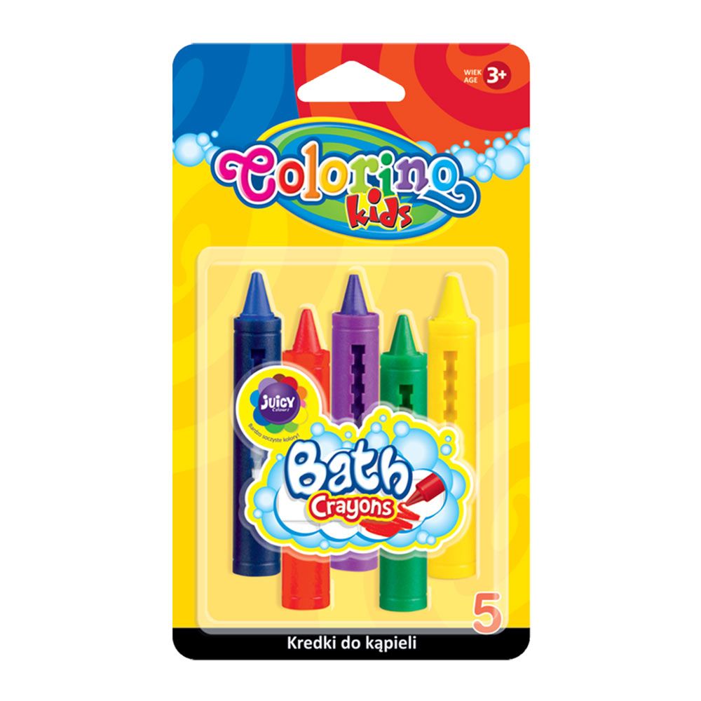 Крейда Colorino 5 кольорів для малювання у ванній (67300PTR)