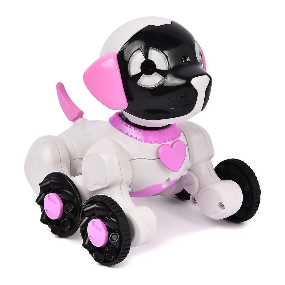 Інтерактивна іграшка WowWee Chippies Цуценя Чіпелла біло-рожева (W2804/3817)