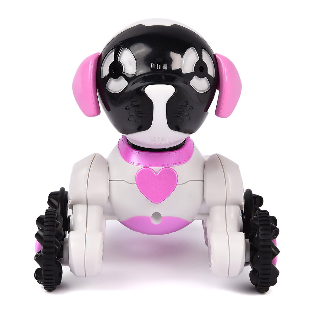 Інтерактивна іграшка WowWee Chippies Цуценя Чіпелла біло-рожева (W2804/3817)