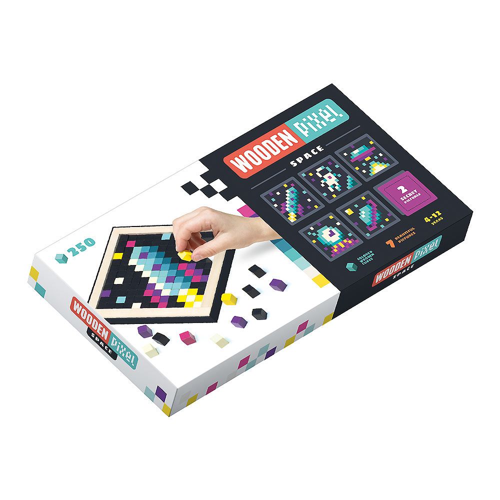 Набір мозаїки Cubika Wooden pixel 1 Космос (14873)