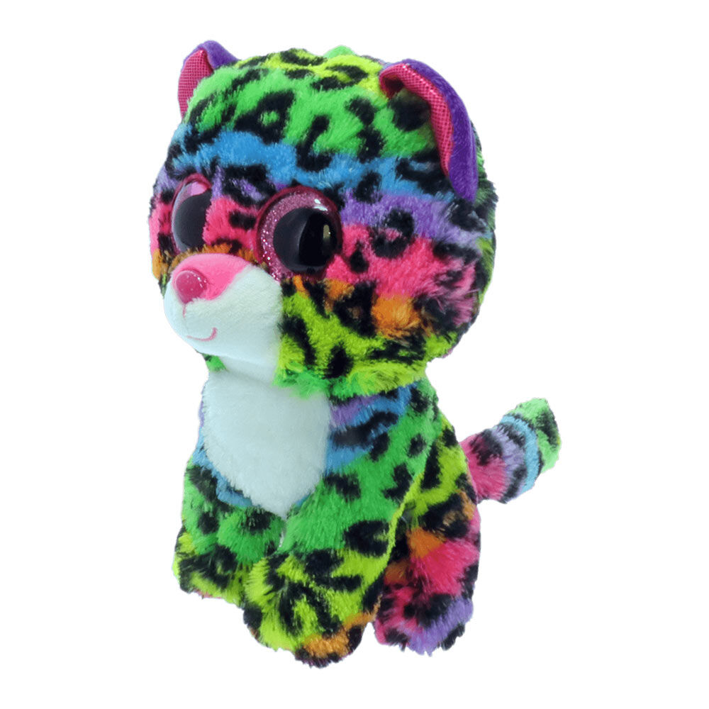 М'яка іграшка TY Beanie boos Леопард Дотті 15 см різнокольоровий (37189)