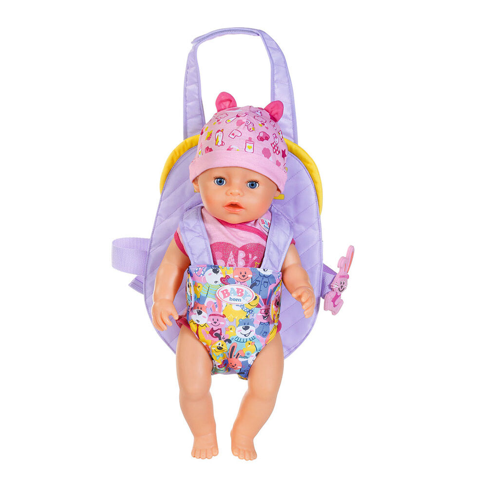Рюкзак-кенгуру для ляльки Baby Born Комфортна прогулянка з аксесуарами (828038)