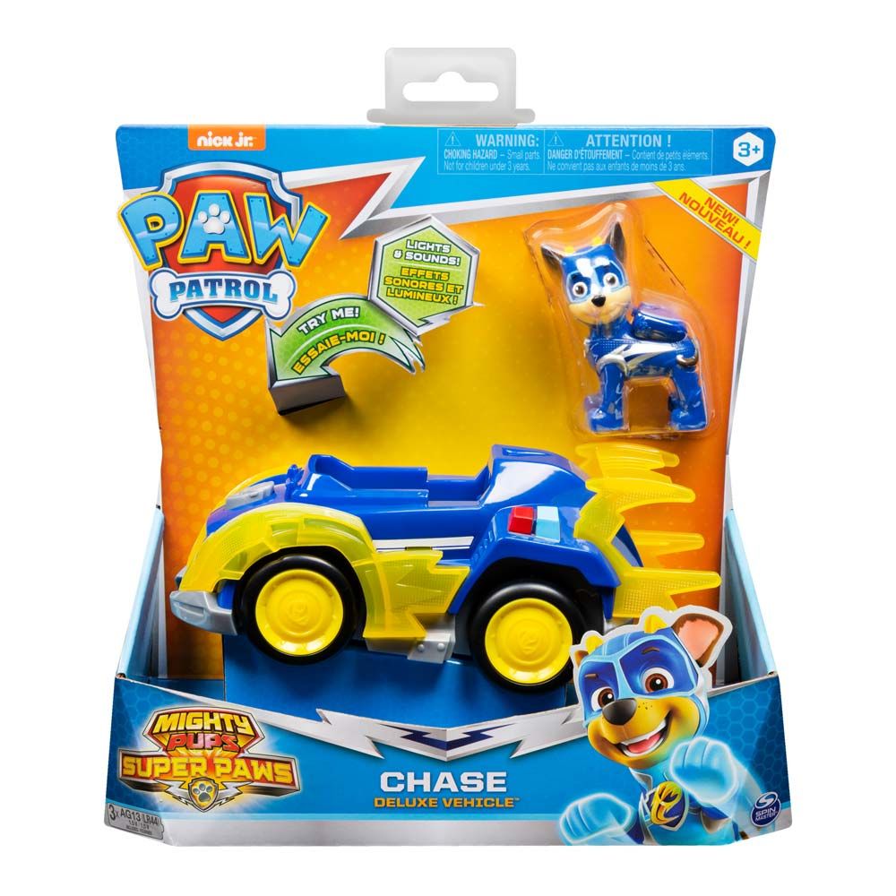 Машинка-трансформер Paw patrol Мегацуценята з фігуркою Гонщик й ефектами (SM16776/7264)