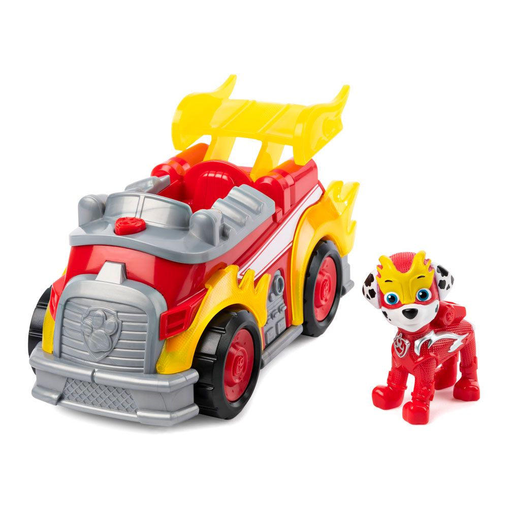 Машинка-трансформер Paw patrol Мегацуценята з фігуркою Маршала й ефектами (SM16776/7271)