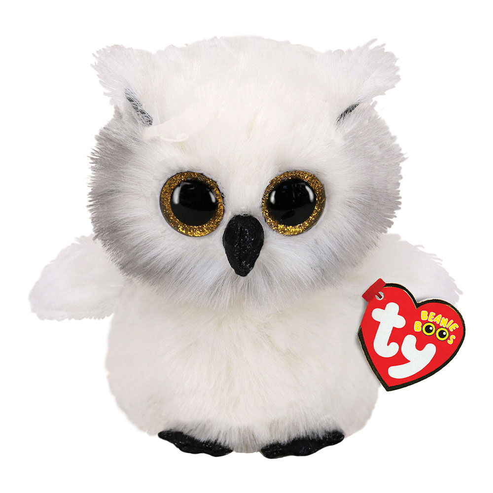 М′яка іграшка TY Beanie boo′s Біла сова Аустін 15 см (36305)