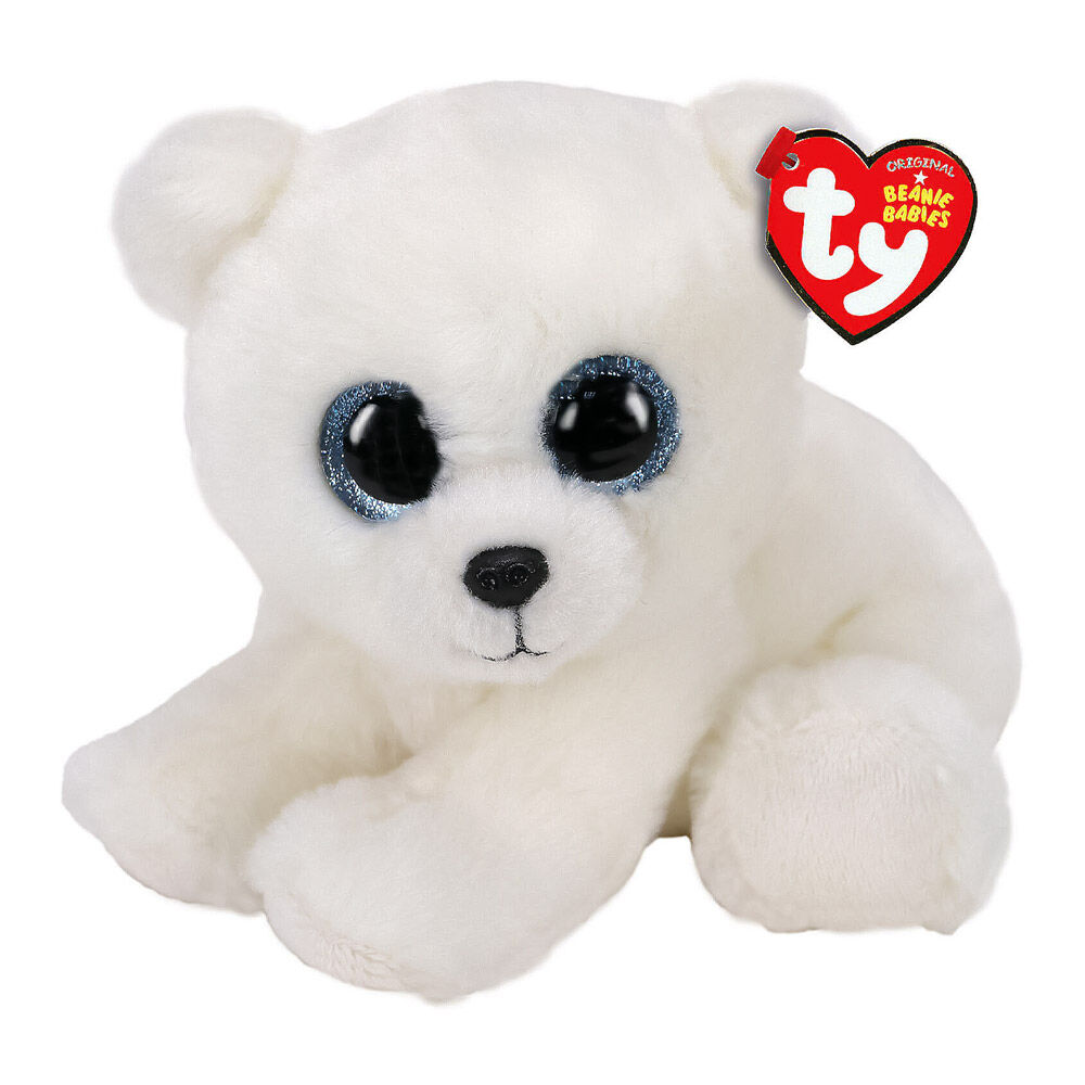 М'яка іграшка TY Beanie babies Біле ведмежа Арі 15 см (40173)