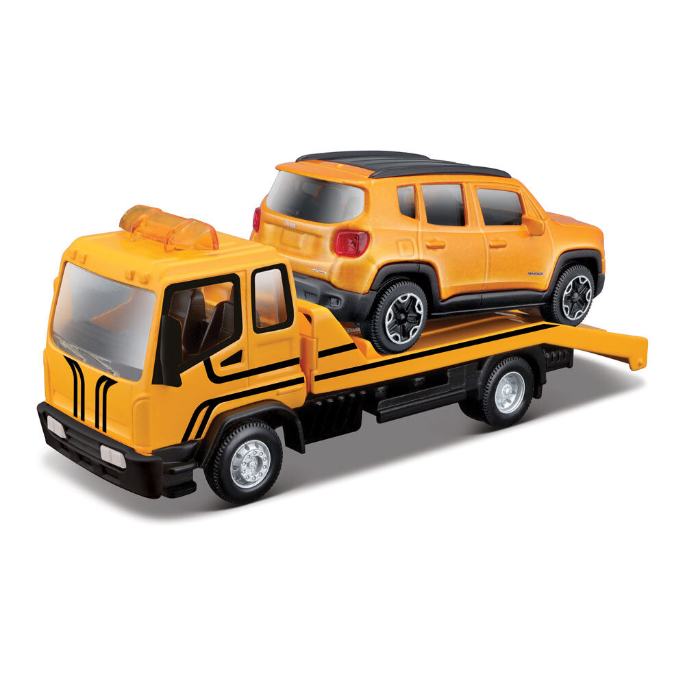 Набір машинок Bburago Евакуатор із Jeep Renegade (18-31417)