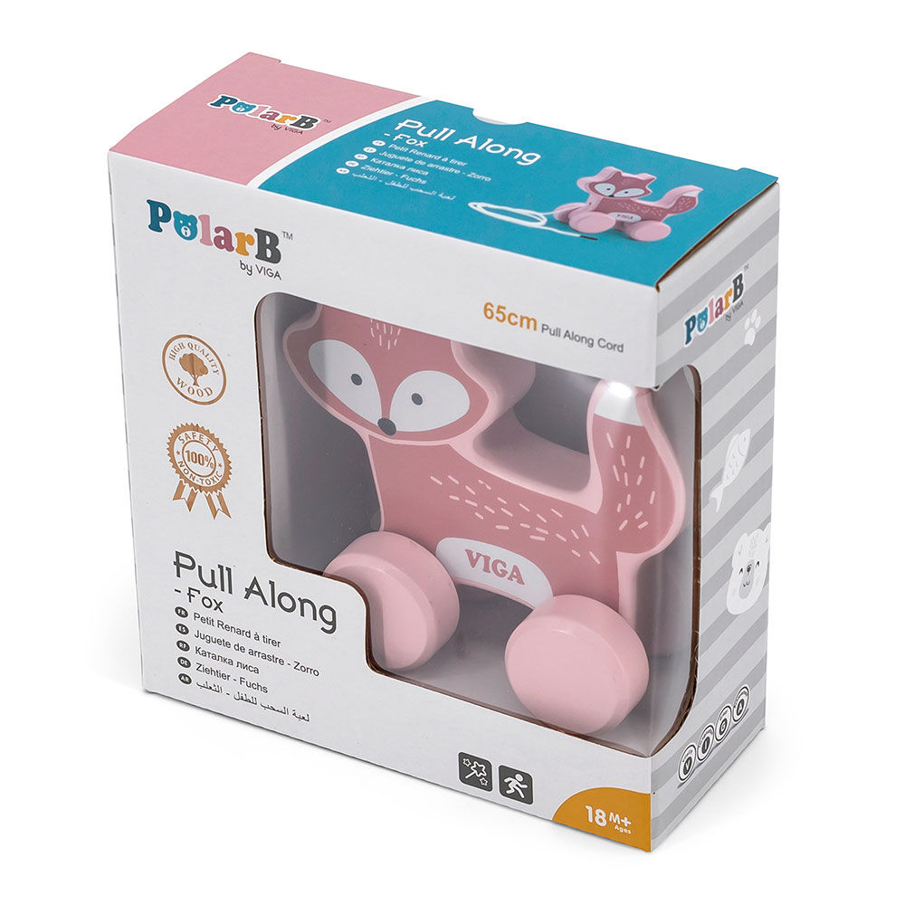 Каталка Viga Toys PolarB Лисиця (44002)